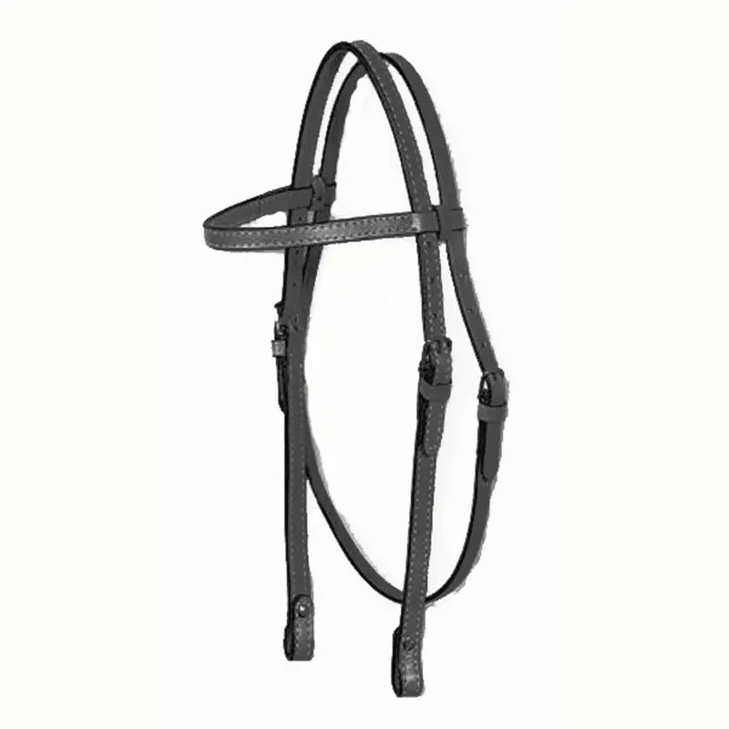 0125-00 Circle Y 5/8 Inch Plain Browband Headstall 1