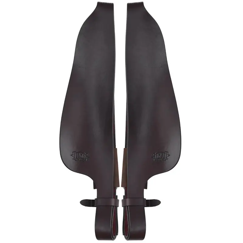 0186-1200 Tucker Replacement River Plantation Fenders Smooth Medium Length - Brown 1