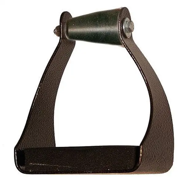 0240 Tucker Ergo Balance Trail Glide Stirrups - Brown 1