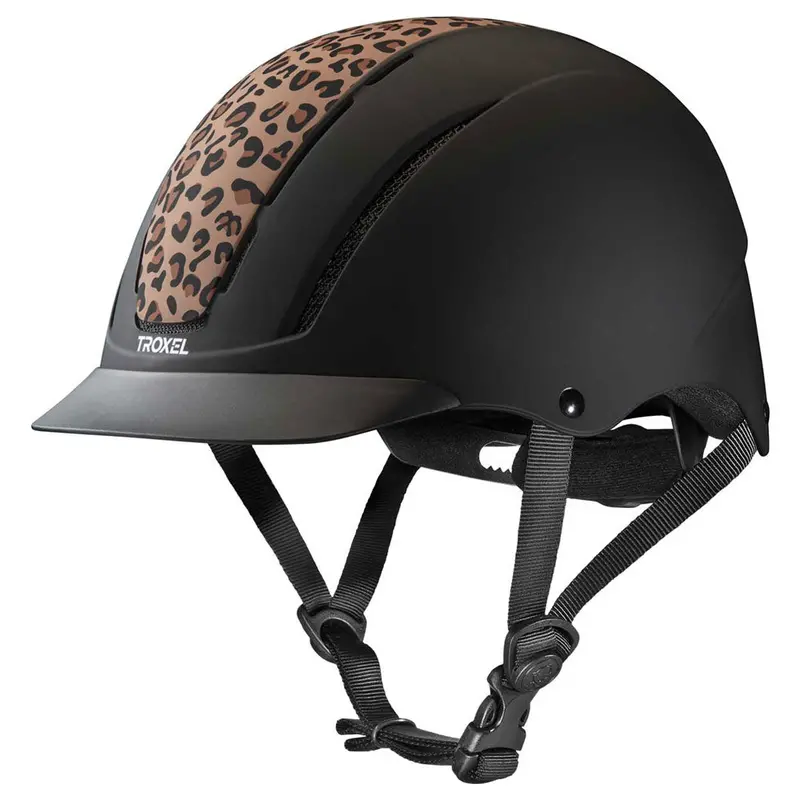 04-555 Troxel Spirit Riding Helmet - Sahara Leopard 1
