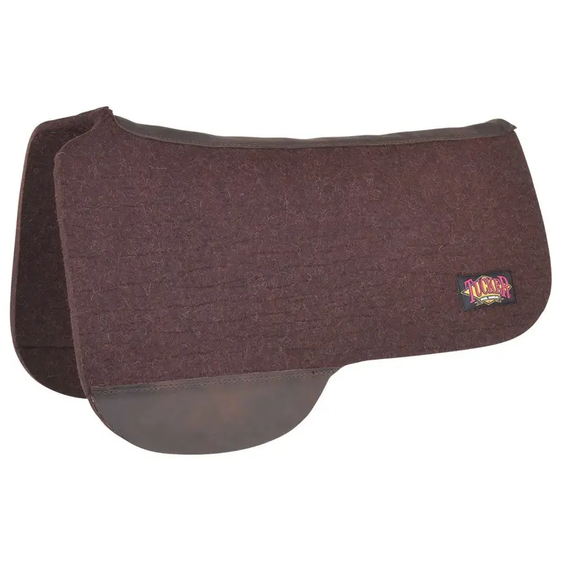 050-Ek5-C1w Tucker Apex Full Skirt 100% Wool Trail Saddle Pad 28X34 - Brown 1