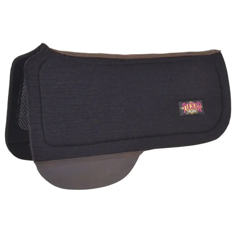 050-Gk5-B1w Tucker Apex Full Skirt Wool Trail Saddle Pad 30X34 - Black 1