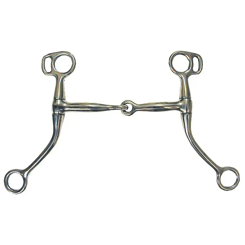 072530 Coronet Malleable Iron 5" Training Snaffle Bit 1