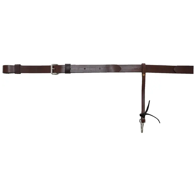 0811-0001 Circle Y 1 1/2 Inch Smooth Leather Flank Cinch - Walnut 1