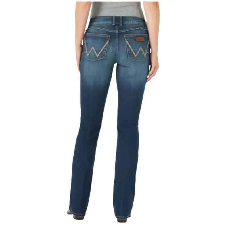 09Mwzpv Wrangler Women's Retro Mae Mid Rise Boot Cut Jean - Vivianna 1