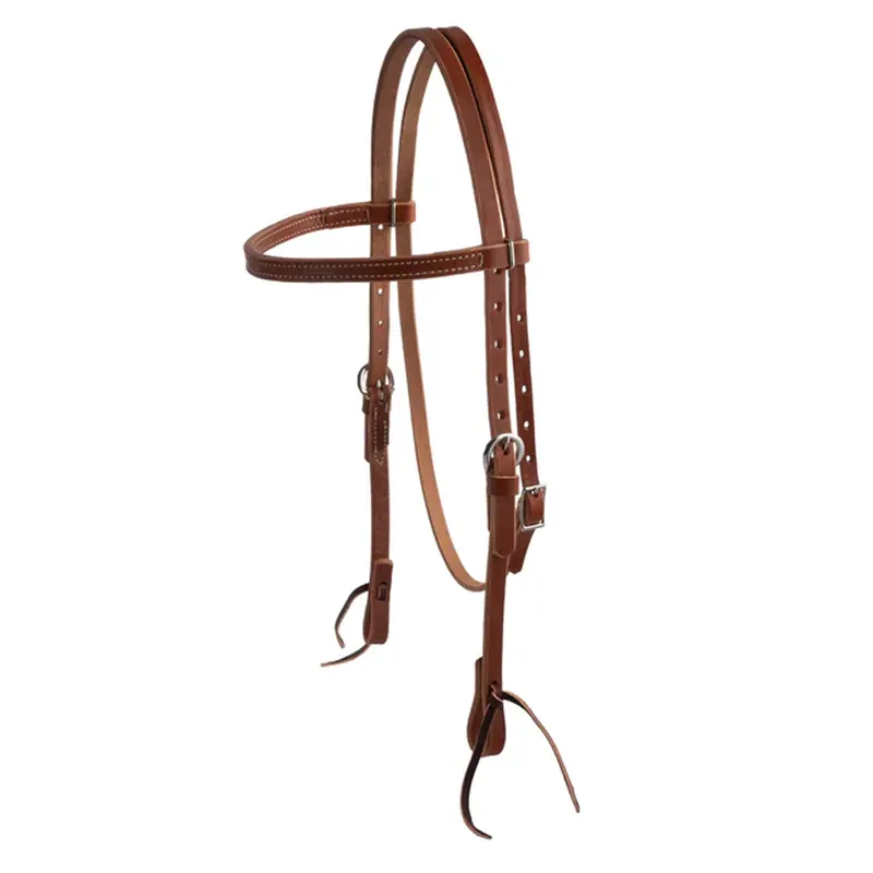10-0347 Weaver Harness Leather Browband Headstall 1