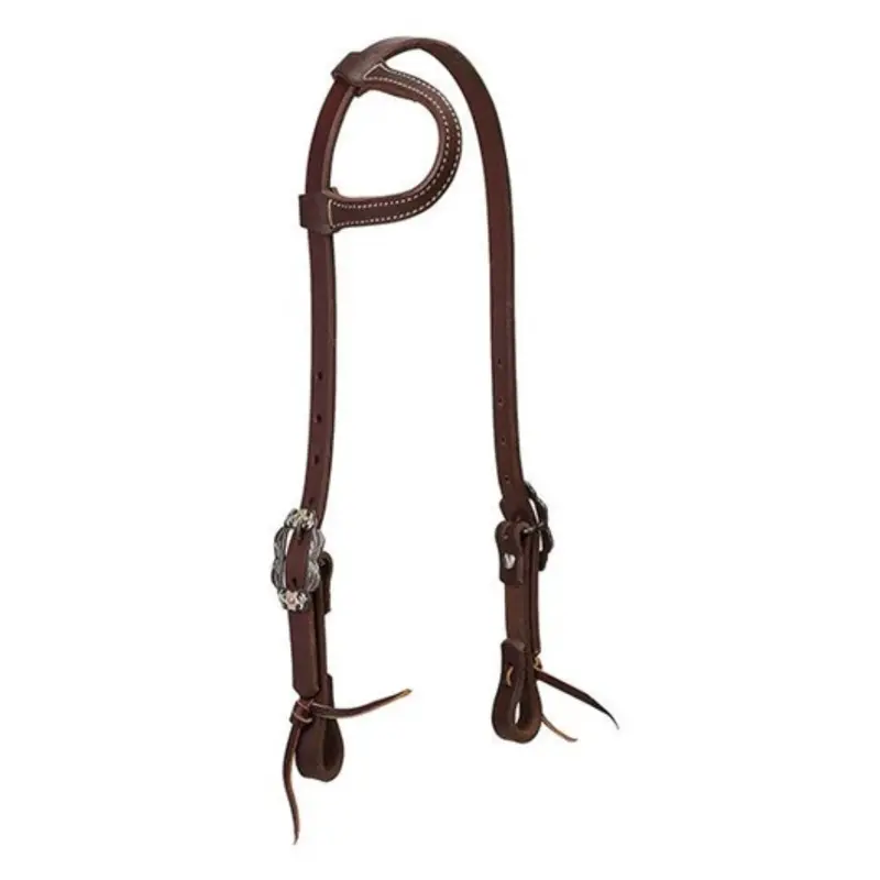 10-0600 Weaver Leather Working Tack Sliding One Ear Headstall 1