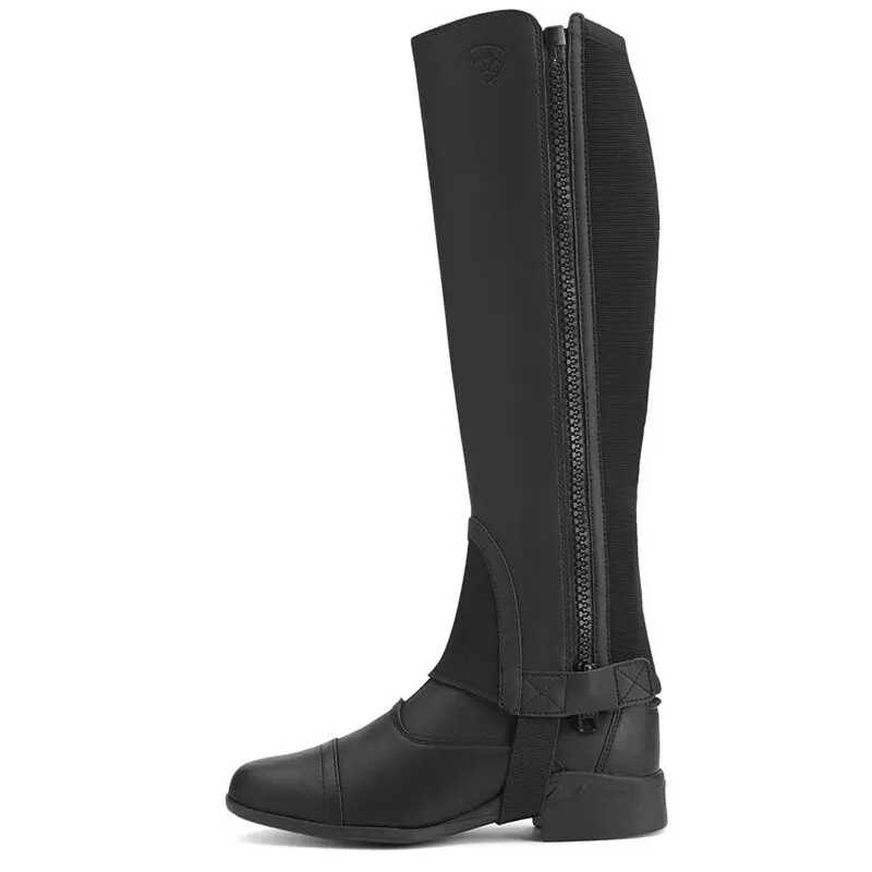 10012739 Ariat Unisex Scout Half Chaps - Black 1