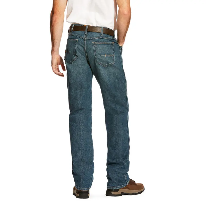 10016221 Ariat Mens Rebar M4 Low Rise Durastretch Boot Cut Jeans Carbine 1