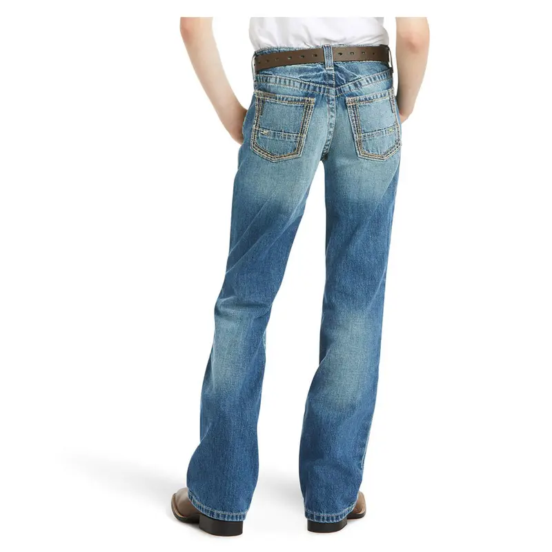 10018345 Ariat Boys B4 Relaxed Boundary Boot Cut Jean 1