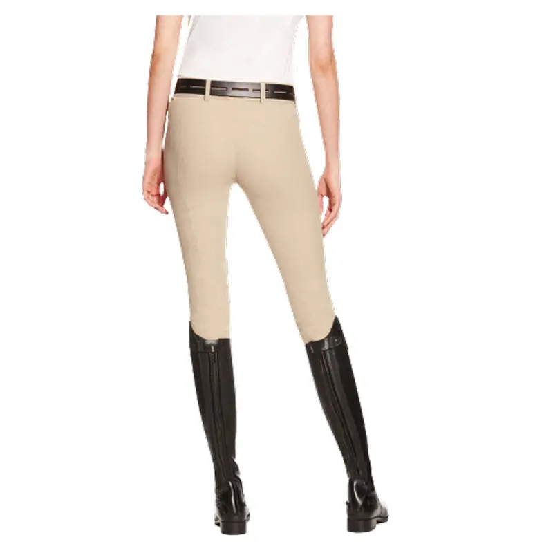 10019320 Ariat Women's Heritage Elite Knee Patch Breech - Tan 1