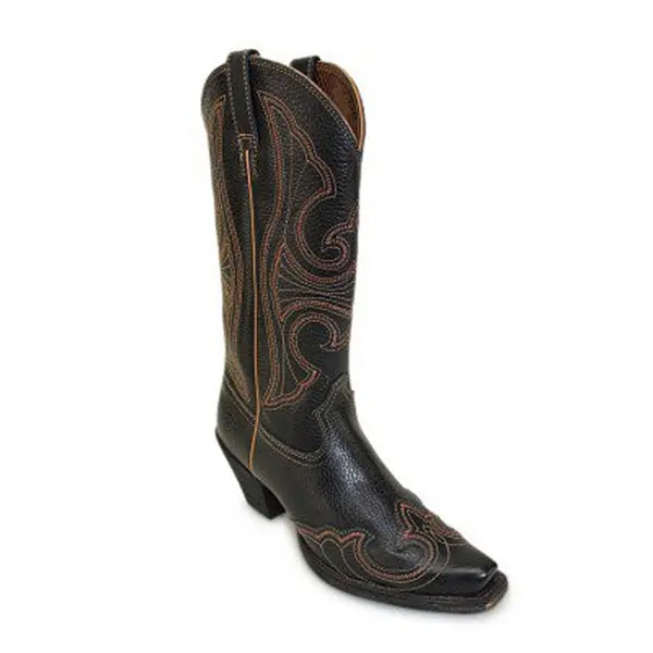10019925 Ariat Ladies Round Up D Toe Wingtip Western Cowgirl Boot 11B 1