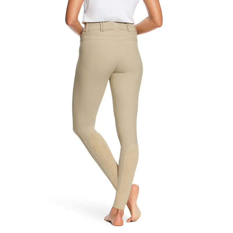 10025785 Ariat Women's Tri Factor Eq Grip Knee Patch Breech - Olympia Tan 1