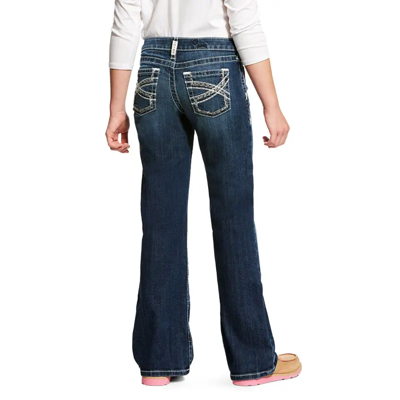 10025984 Ariat Girl's Entwined Boot Cut Jean 1