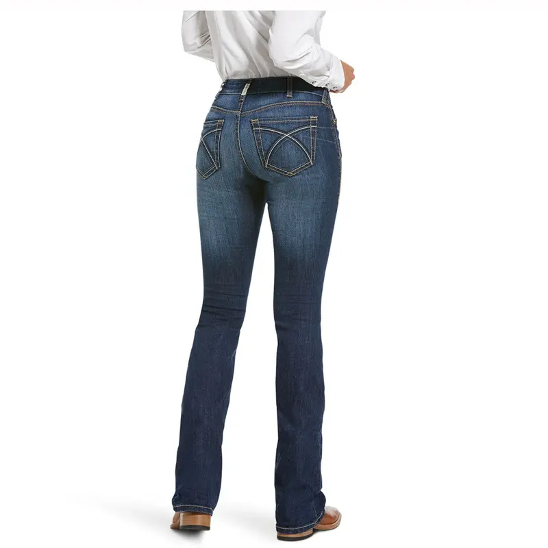 10027713 Ariat Real Women's Rosa Perfect Rise Boot Cut Jean - Lita 1