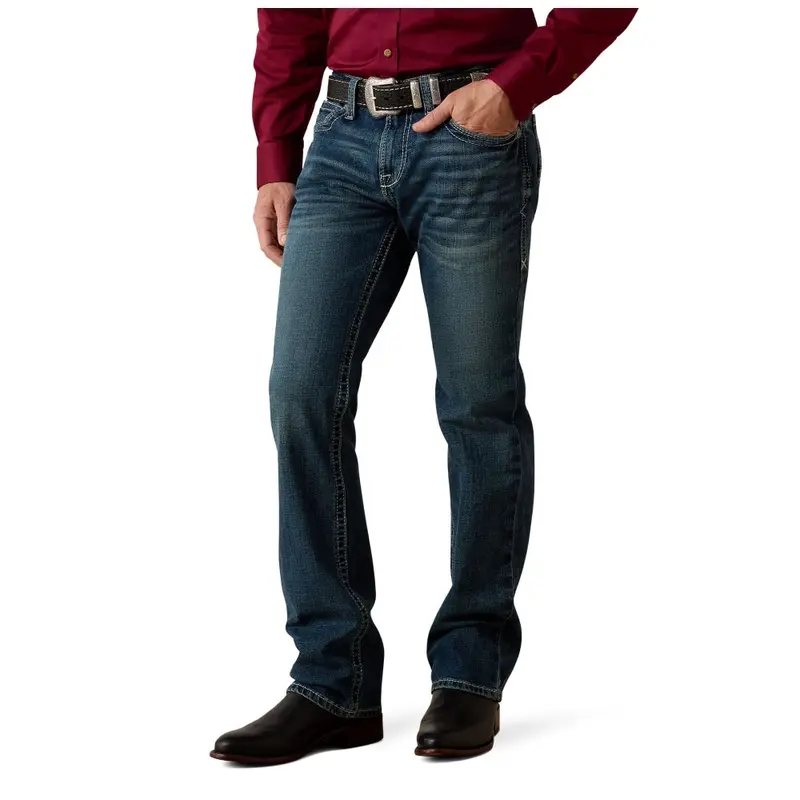 10027748 Ariat Men's M7 Rocker Stretch Coltrane Stackable Straight Leg Jean - Silverton 1