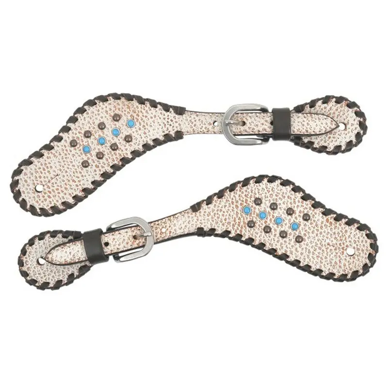 1003-35-Sc Circle Y Dakota Pinwheel Spur Strap Ladies/Youth 1