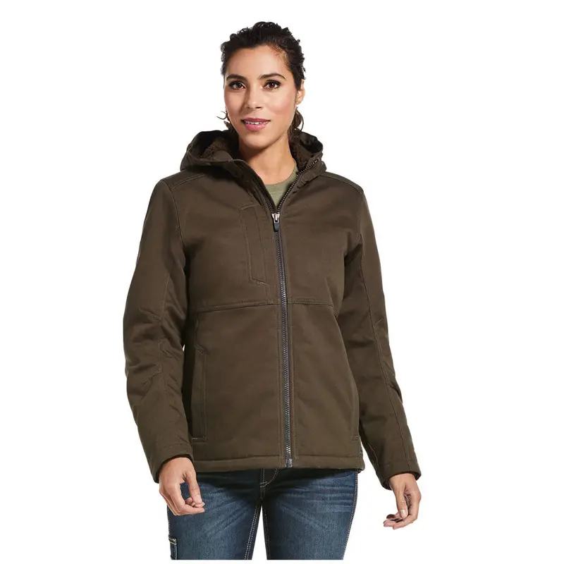 10032918 Ariat Rebar Women's Duracanvas Insulated Jacket - Wren 1