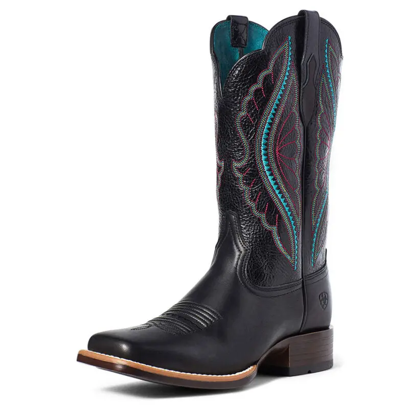 10035934 Ariat Women's Primetime Western Boot - True Black 1