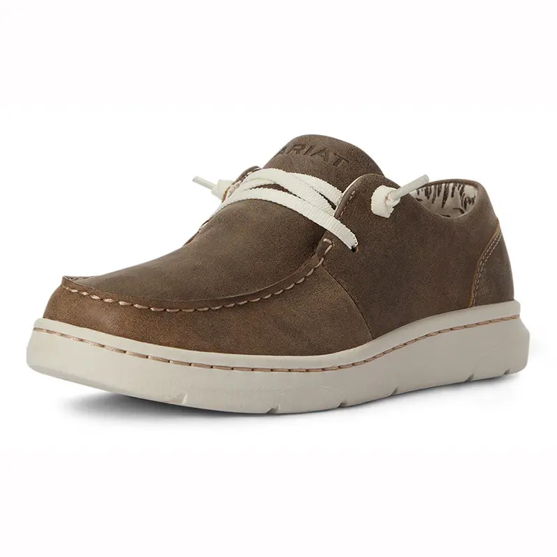 10038484 Ariat Women's Hilo Slip On Shoe - Brown Bomber 1