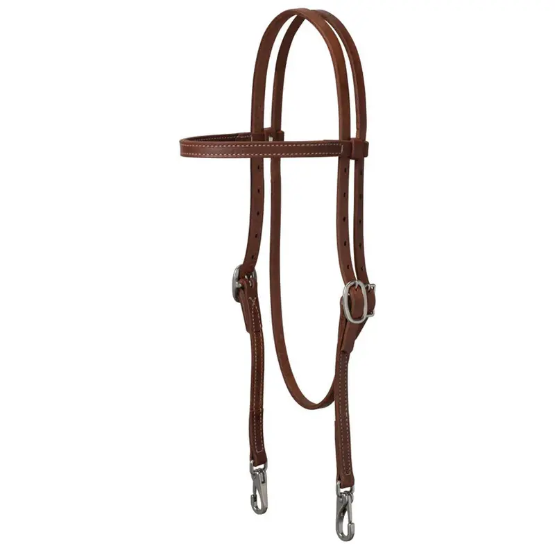 10039-10-00-01 Protack Trainer Browband Western Headstall 1