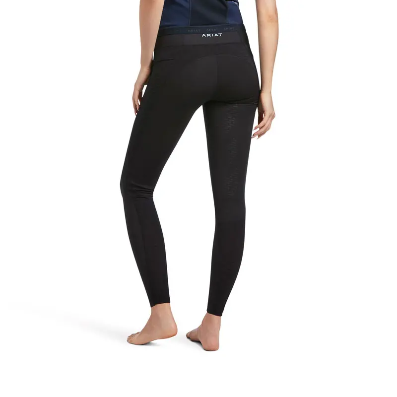 10039869 Ariat Women's Ascent Half Grip Tight - Black 1