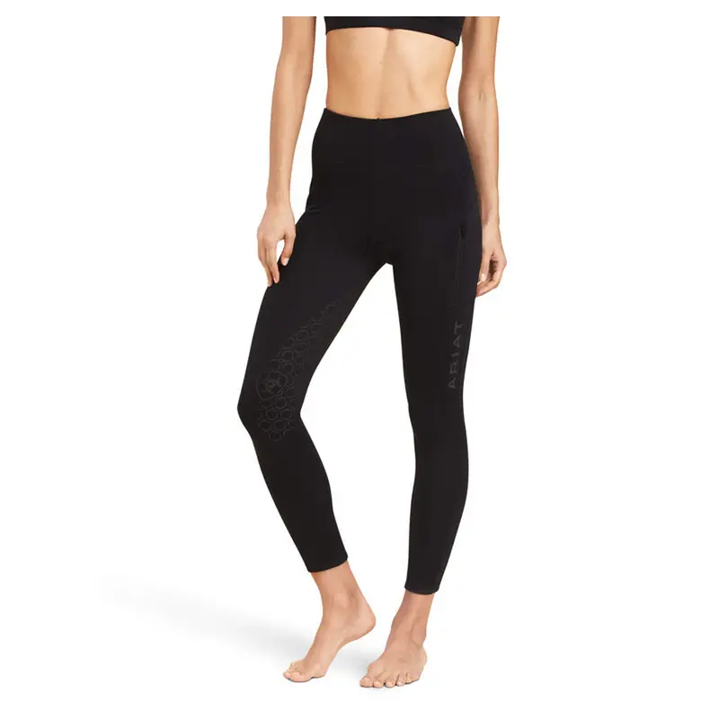 10041347 Ariat Women's Venture Half Grip Tight - Black 1