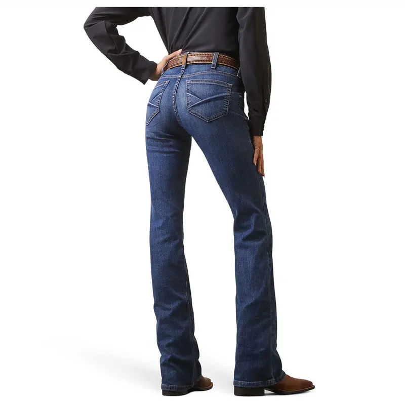 10043146 Ariat Women's Real Leila Perfect Rise Bootcut Jean - Irvine 1