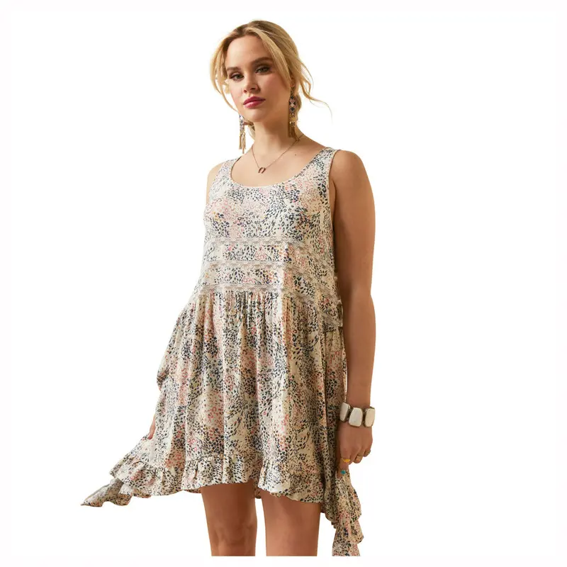 10044997 Ariat Women's Sweet Spring Dress - Multicolor Floral Print 1