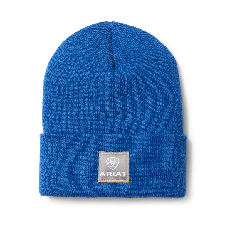 10046841 Ariat Woman's Rebar Watch Cap Beanie - Cobalt Blue 1