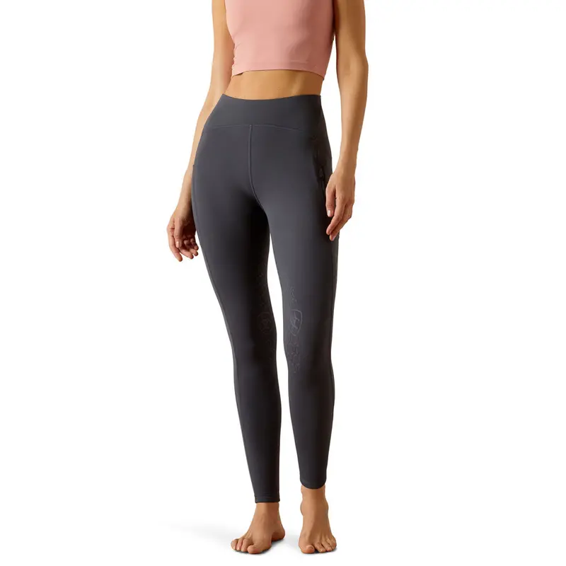 10052699 Ariat Women's Venture Thermal Half Grip Tight - Ombre Blue 1