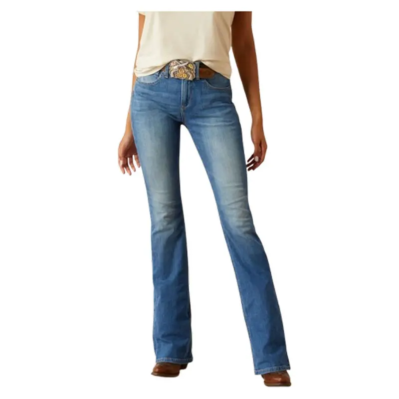 10058914 Ariat Women's Cassandra High Rise Boot Cut Jeans - Anaheim 1