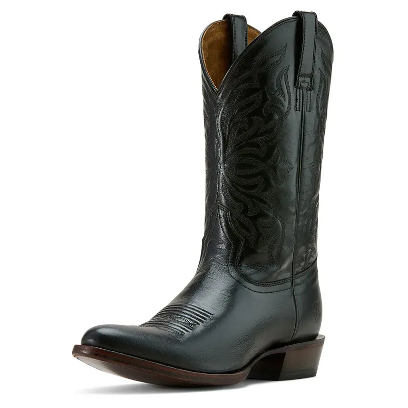 10061154 Ariat Men's Maverick Western Cowboy Boot - Inkwell Black 1