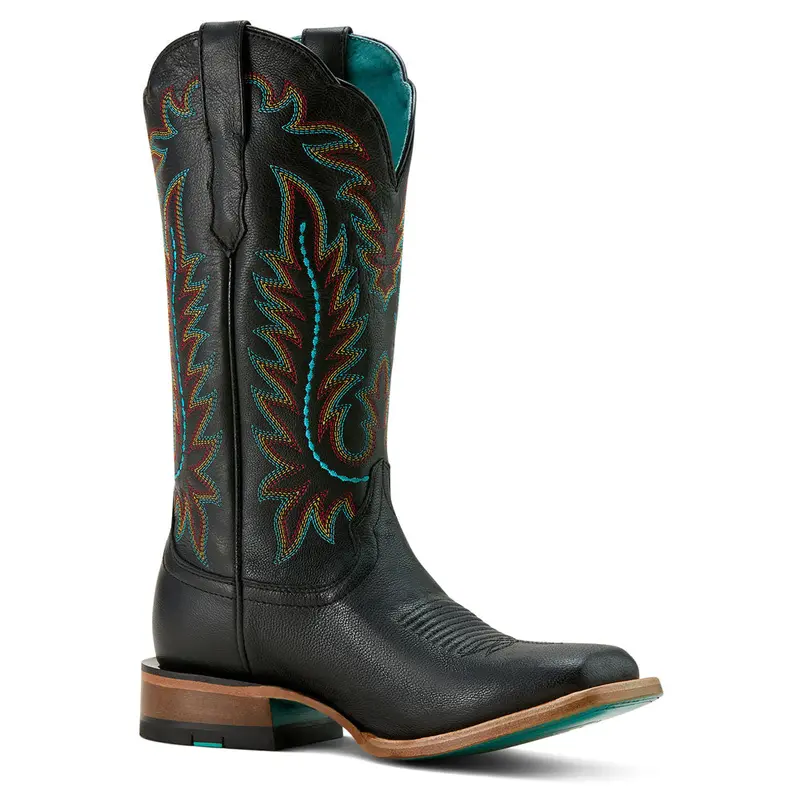 10061180 Ariat Women's Frontier Tilly Western Boot - Obsidian 1