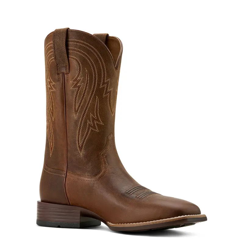 10061196 Ariat Men's Plano Western Cowboy Boot - Woody Tan 1