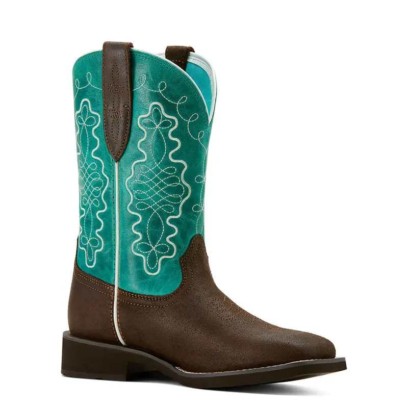 10061203 Ariat Women's Callie Western Cowboy Boot - Worn Hickory 1