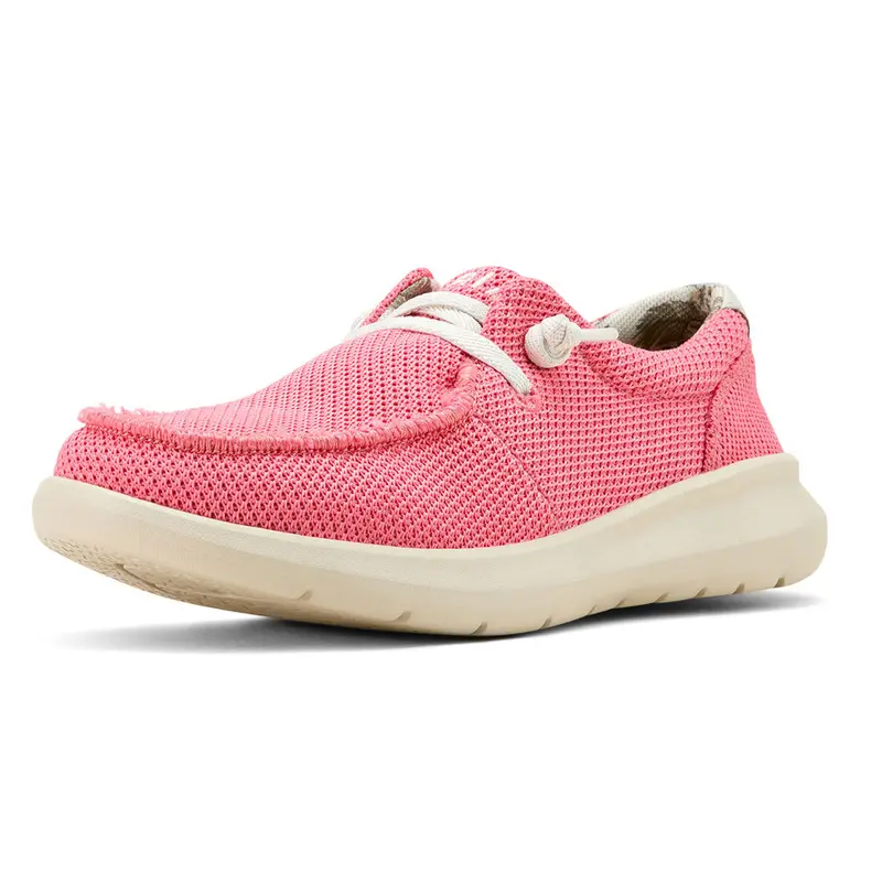 10061253 Ariat Women's Hilo Shoe - Light Coral Mesh 1