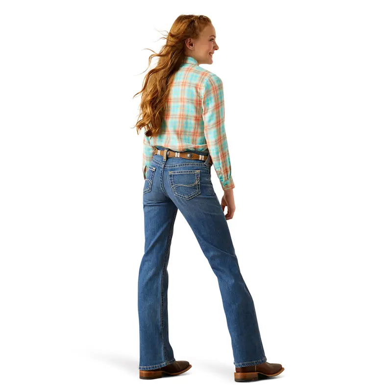 10061391 Ariat Girls' Lilla Boot Cut Jeans - Ashland 1