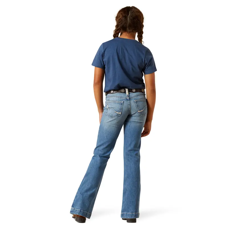 10061719 Ariat Girls' Rosalie Trouser Jeans - Tennessee 1