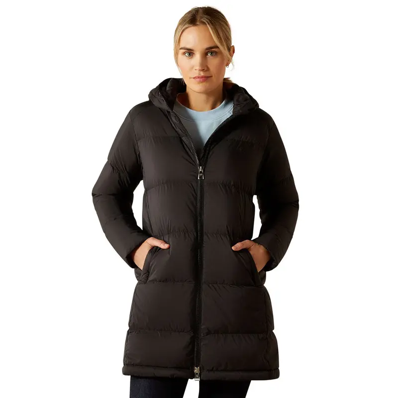 10062378 Ariat Women's Ultrapuff Down Coat - Black 1