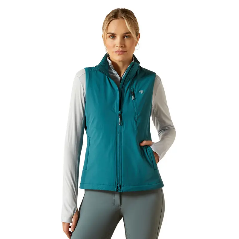10062389 Ariat Women's Rion Stretchshell Vest - Dragonfly 1