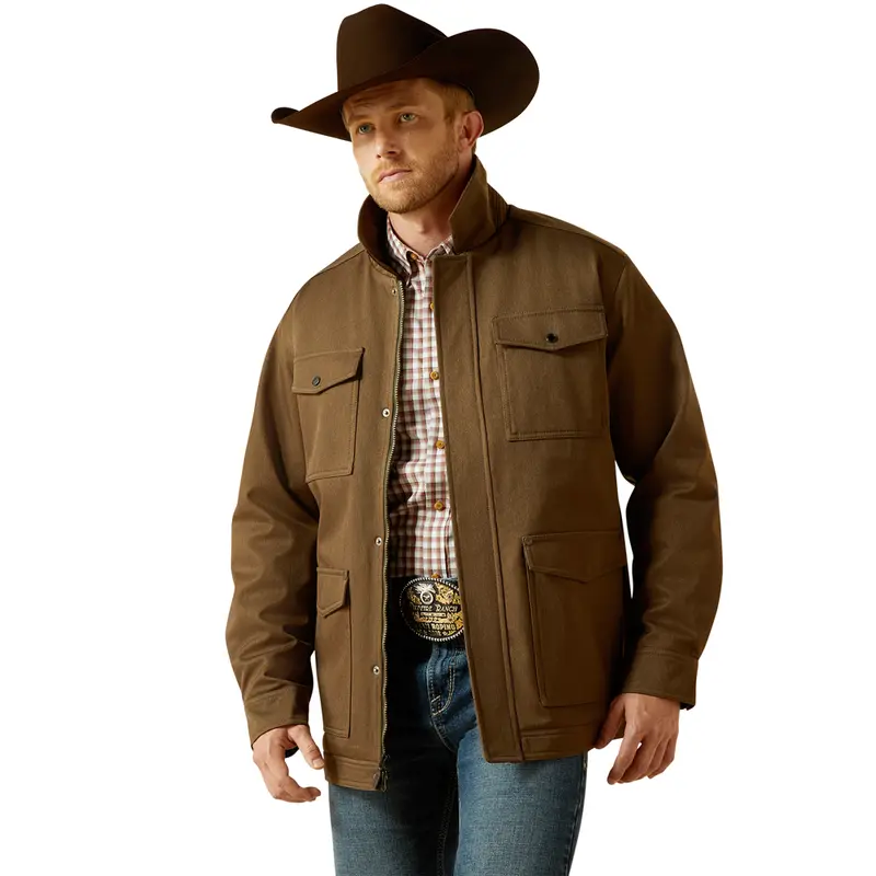 10062476 Ariat Men's Abilene Coat - Wren Heather 1