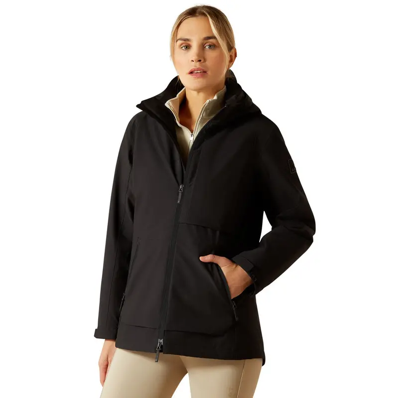 10062479 Ariat Women's Outer Banks Waterproof Jacket - Black 1
