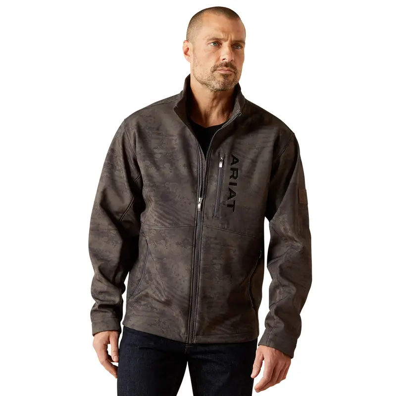 10062592 Ariat Men's Patriot Flag Softshell Jacket - Phantom 1