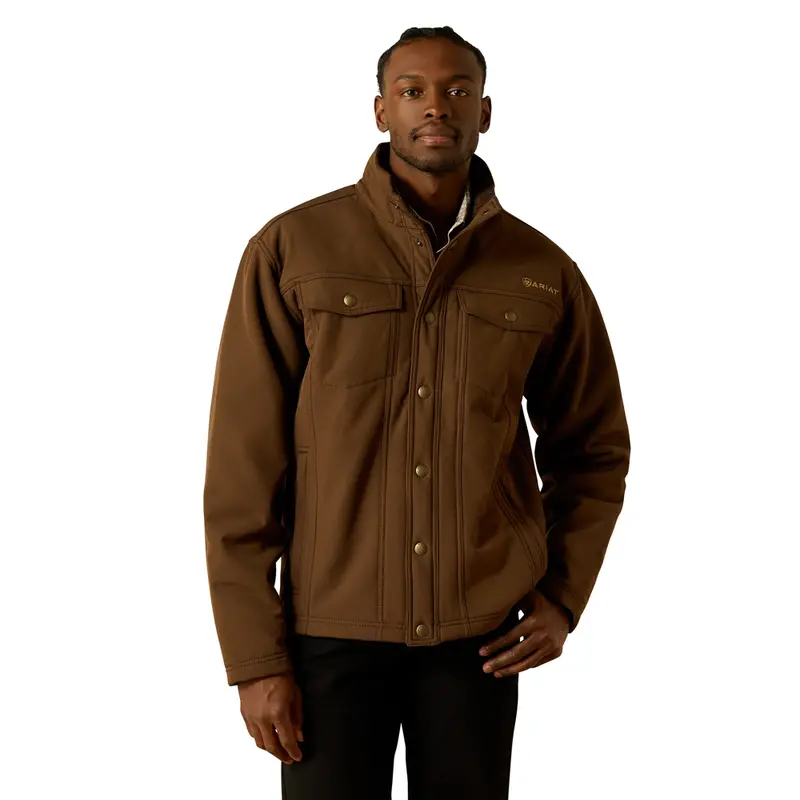 10062618 Ariat Men's Vernon Sherpa 2.0 Concealed Carry Jacket - Dark Brown 1
