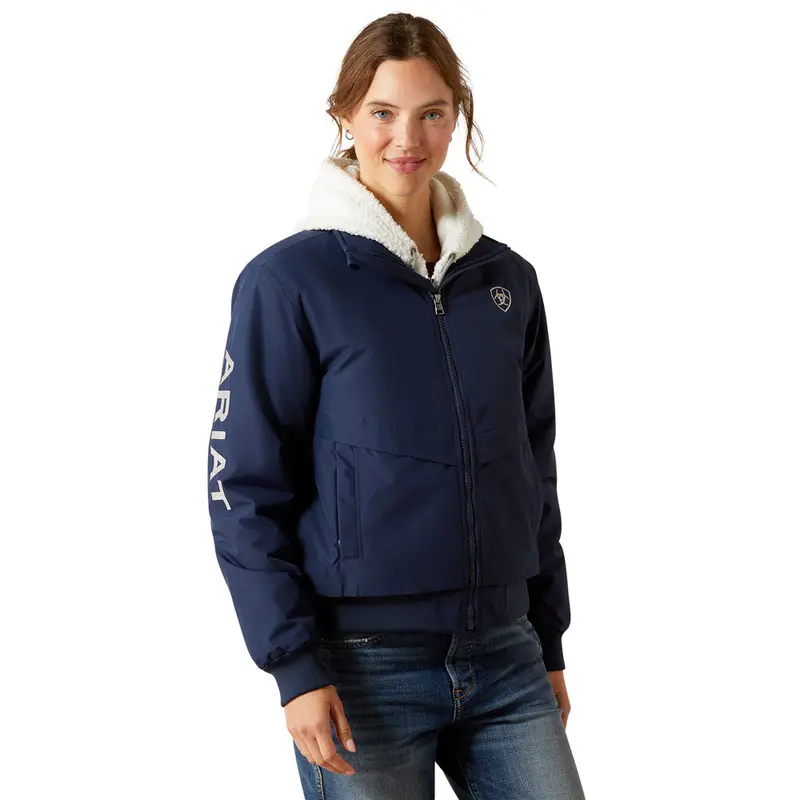 10062850 Ariat Women's Stable 2.0 Insulated Jacket - Navy 1