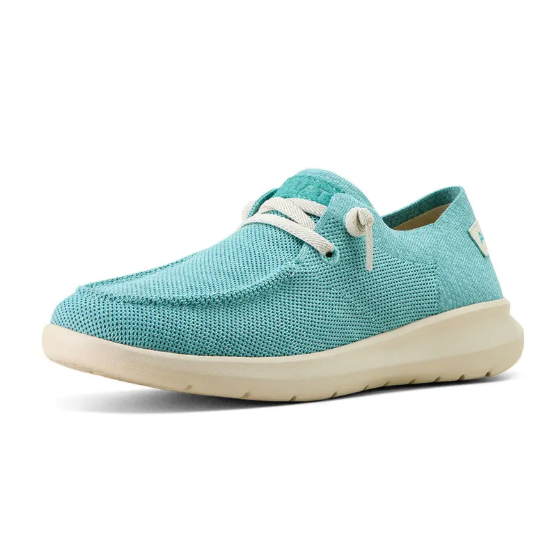 10063818 Ariat Women's Hilo Shoe - Heathered Sky Knit 1