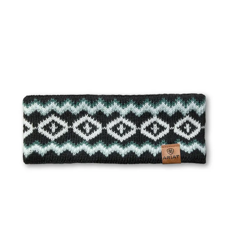 10063842 Ariat Women's Bristol Headband - Black 1