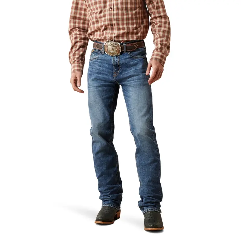 10065923 Ariat Men's M7 Slim Rebel Classic Rise Straight Leg Jeans - Livermore 1