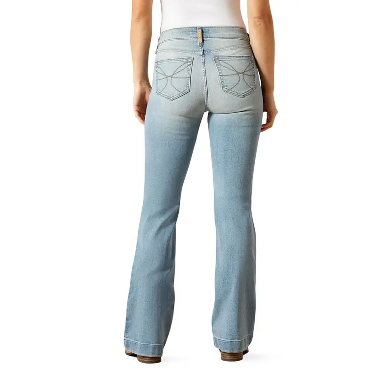 10072964 Ariat Women's High Rise Marnie Slim Trouser Jeans - Maryland 1